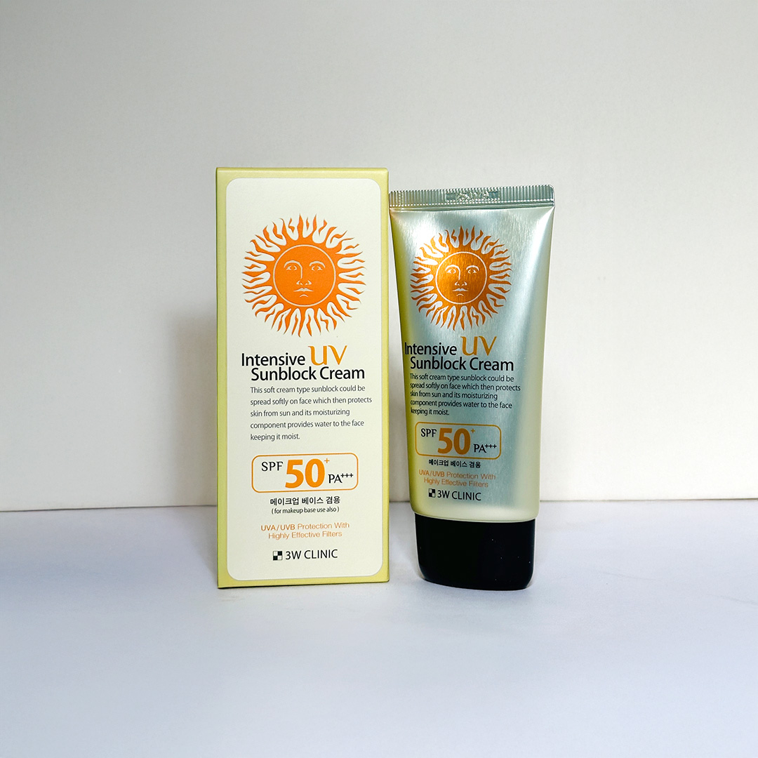 3W Clinic Intensive UV Sunblock Cream 70 ml