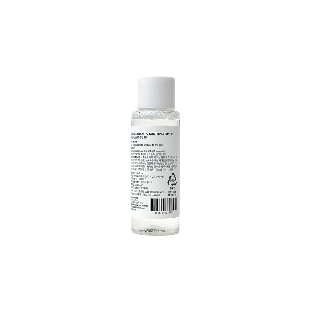 ANUA Heartleaf 77 Soothing Toner 40 ml
