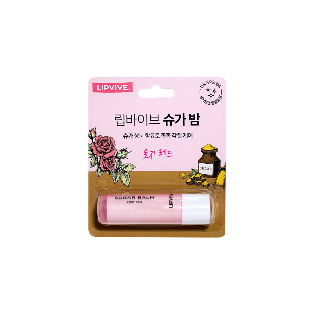 Lipvive Sugar Balm Rosy Red 4.8 g