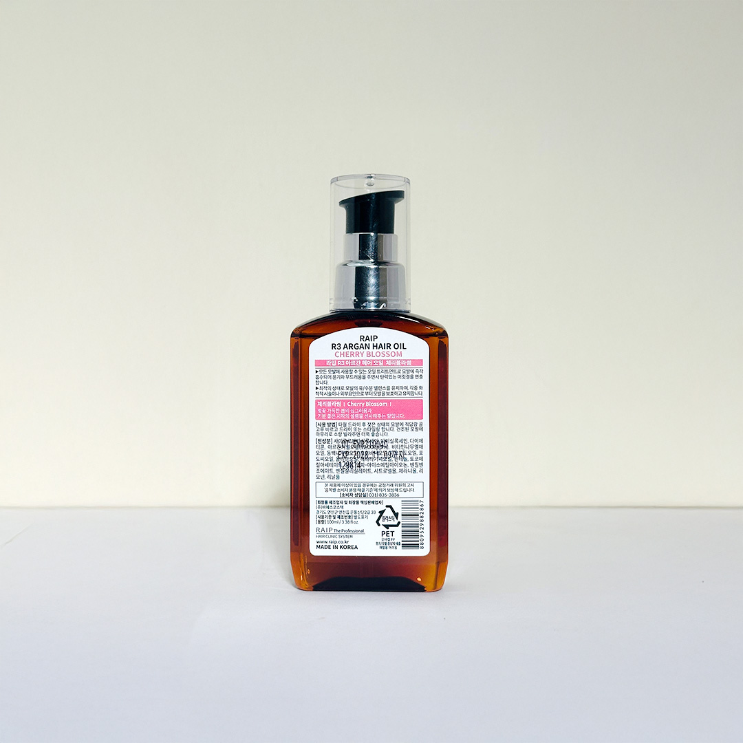 RAIP R3 Argan Hair Oil Cherry Blossom 100 ml