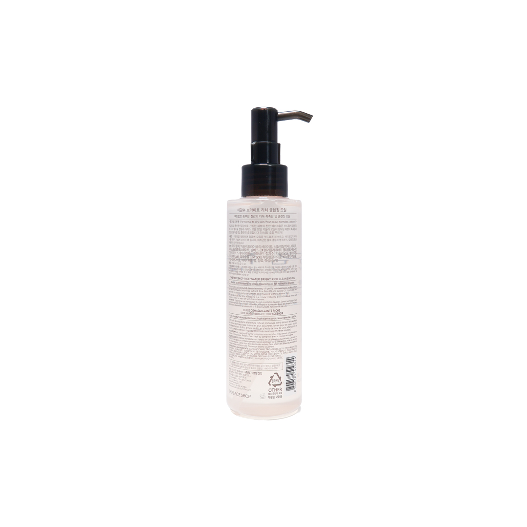 The Face Shop Rice Water Bright Cleansing Oil 150 ml (Rich)