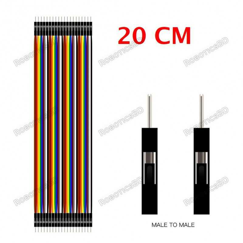 Jumper Wire Set — 40 pcs, 20 cm